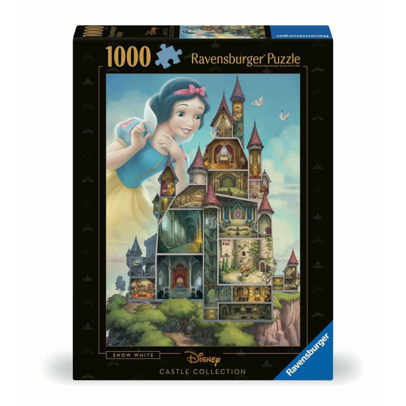 Puzzle ravensburger castelli disney biancaneve multicolore 1000pz