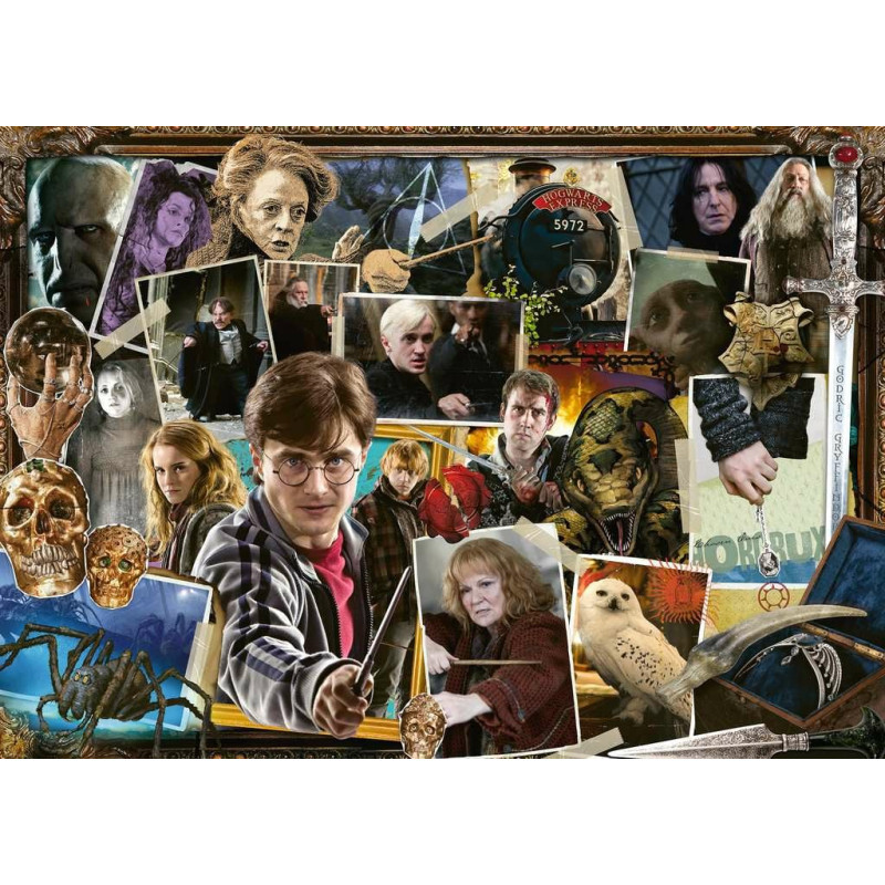Puzzle ravensburger harry potter contro voldemort multicolore 1000pz