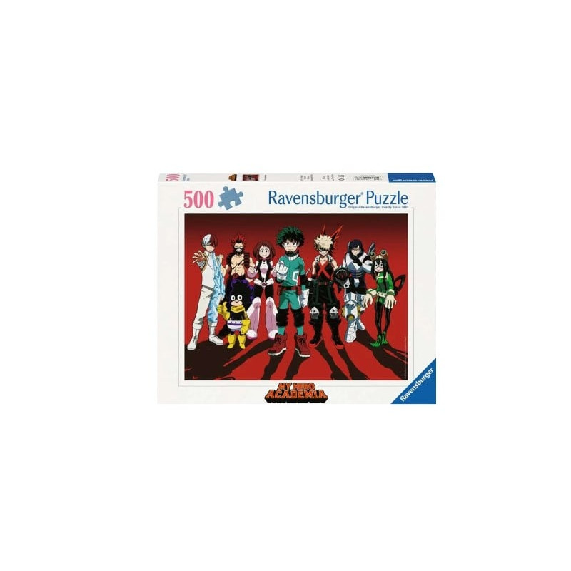 Puzzle ravensburger my hero academia supereroi multicolore 500pz