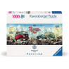 Puzzle ravensburger panorama con vw bulli sul brennero multicolore