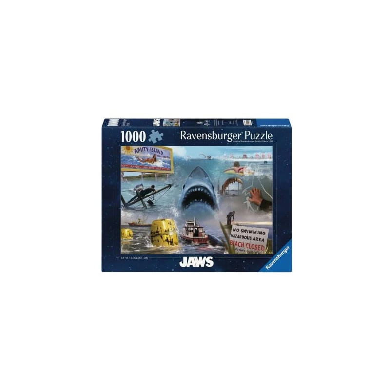 Puzzle ravensburger collezione di film universal vault jaws multicolore