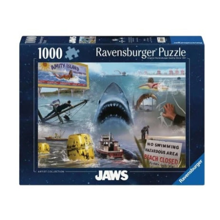 Puzzle ravensburger collezione di film universal vault jaws multicolore