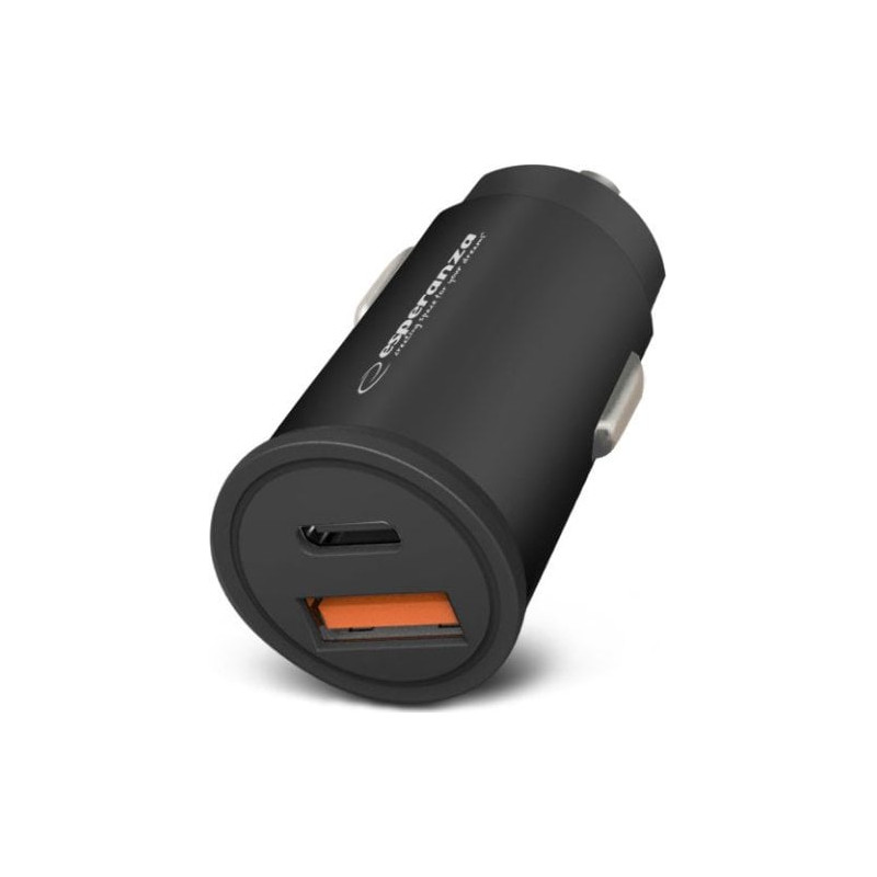 Alimentatore da auto esperanza ezc111k da auto 1xusb-c/1xusb-a