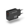 Caricatore da muro esperanza ezc105k 20w usb-c nero [ezc105k]