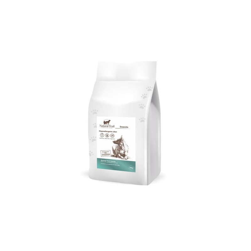 Cibo secco per cani natural trail premium insects ipoallergenico