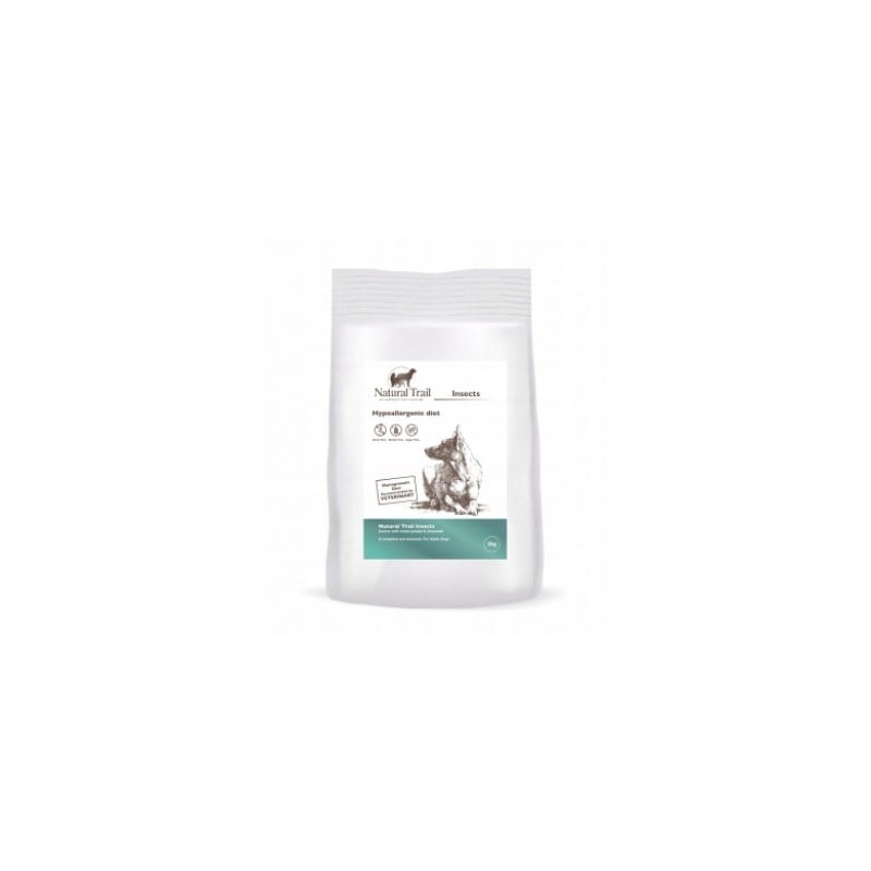 Cibo secco per cani natural trail premium insects 2kg