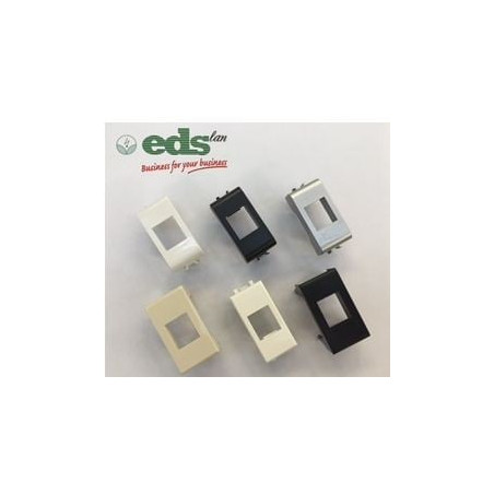 Adattore panduit cf10 mini-com per vimar lineai canapa nero [vm6664-cf]