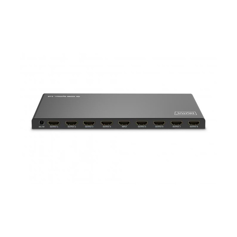 Splitter hdmi digitus 1x8 4k/60hz/hdcp 2.3/hdmi 2.0 nero [ds-55338]