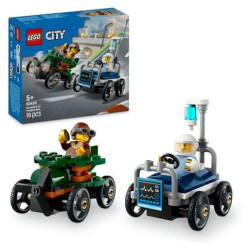 Set di gioco lego aereo contro letto ospedale gara multicolore 70pz