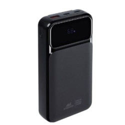 Batteria portatile rivacase con 3 usb tipo c 20000mah nero [va2221]
