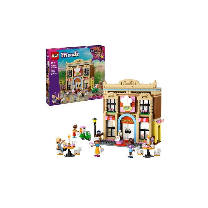Set gioco lego friends ristorante e scuola di cucina multicolore
