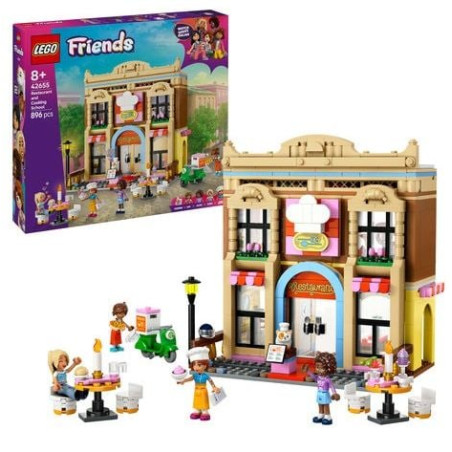 Set gioco lego friends ristorante e scuola di cucina multicolore