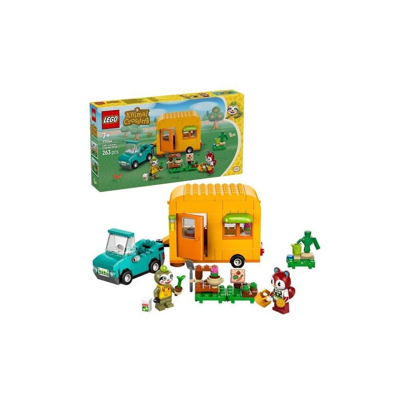 Kit di gioco lego roulotte e il negozio di giardinaggio di florindo