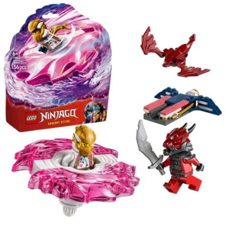 Set giocattolo da costruzione lego 71824 spinner del drago spinjitzu