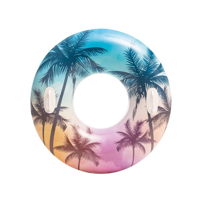 Salvagente intex con 2 maniglie di presa 97cm multicolore [58263]