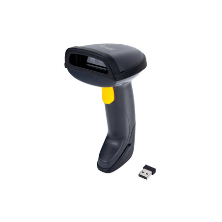 Scanner equip 351029 per codici a barre 2d wireless nero [351029]