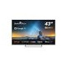 Tv led 43" smart tech google tv classe f 4k ultra hd nero [43ug02v]