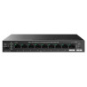 Switch tenda teg1110pf-8-120w 9p ge lan +1p sfp 8p poe (120w)