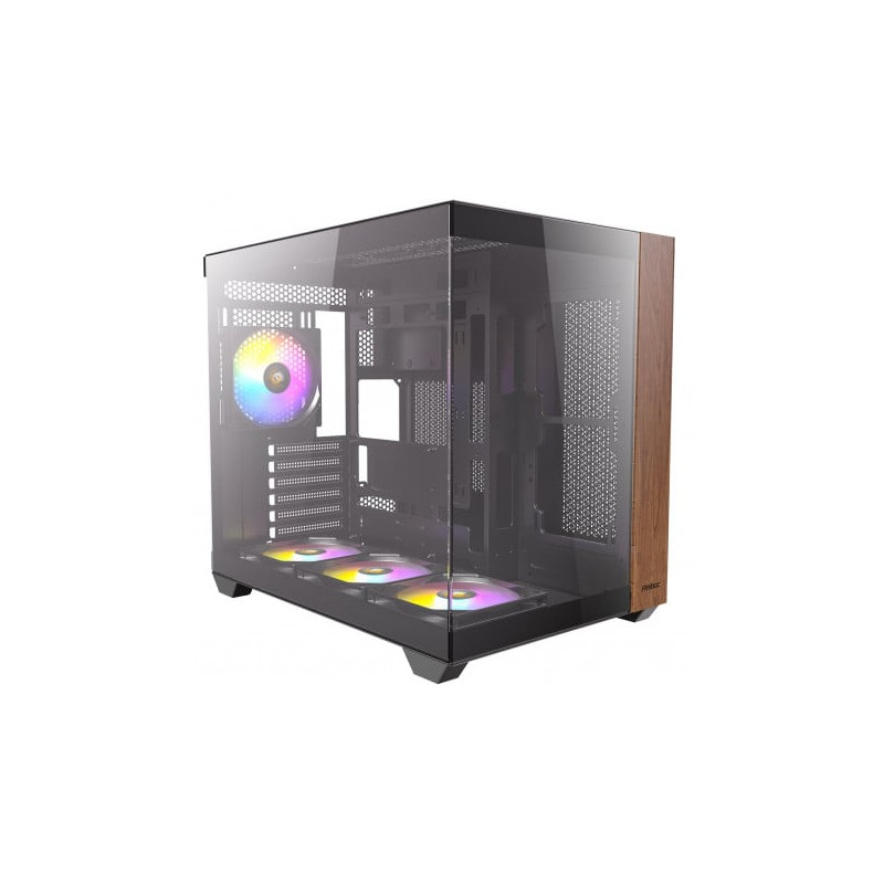 Case antec cx800 wood argb_b mid-tower pc nero [0-761345-10137-0]