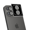 Protezione dell'obiettivo celly per iphone 16/16 plus transaparente/nero