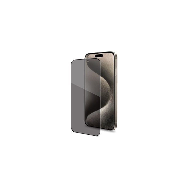 Pellicola proteggischermo celly per iphone 16 pro max nero/trasparente