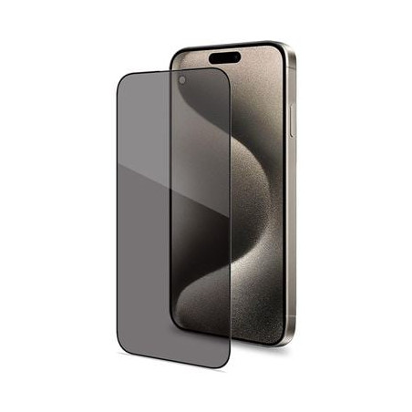 Pellicola proteggischermo celly per iphone 16 pro max nero/trasparente
