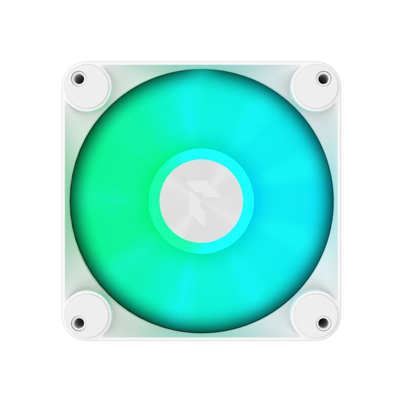 Ventola 120x120 apnx fp1-q pwm argb-wt 120mm 1200rpm bianco