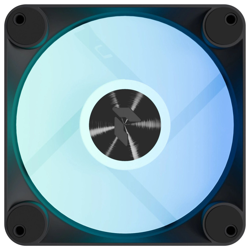 Ventola 120x120 apnx fp1-rq pwm argb-bk 120mm nero