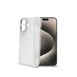Custodia celly space per iphone 16 bianco [space1078wh]