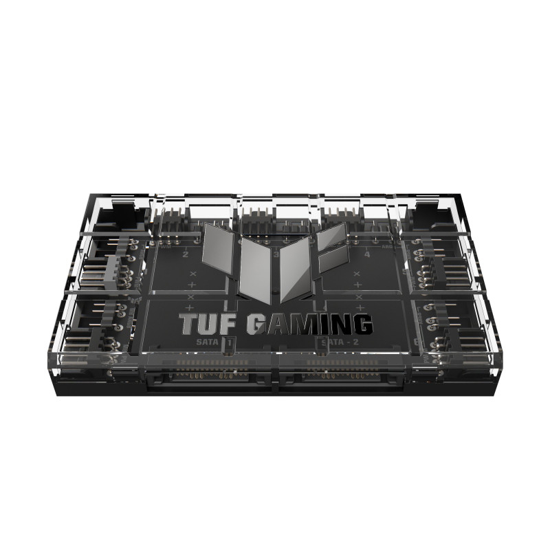 Controllore ventole asus tuf gaming argb pwm hub a 4 piedini nero