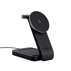 Supporto di ricarica trust viro wireless nero [25464]