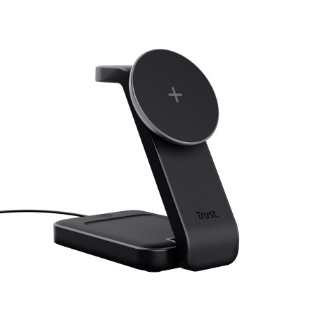 Supporto di ricarica trust viro wireless nero [25464]