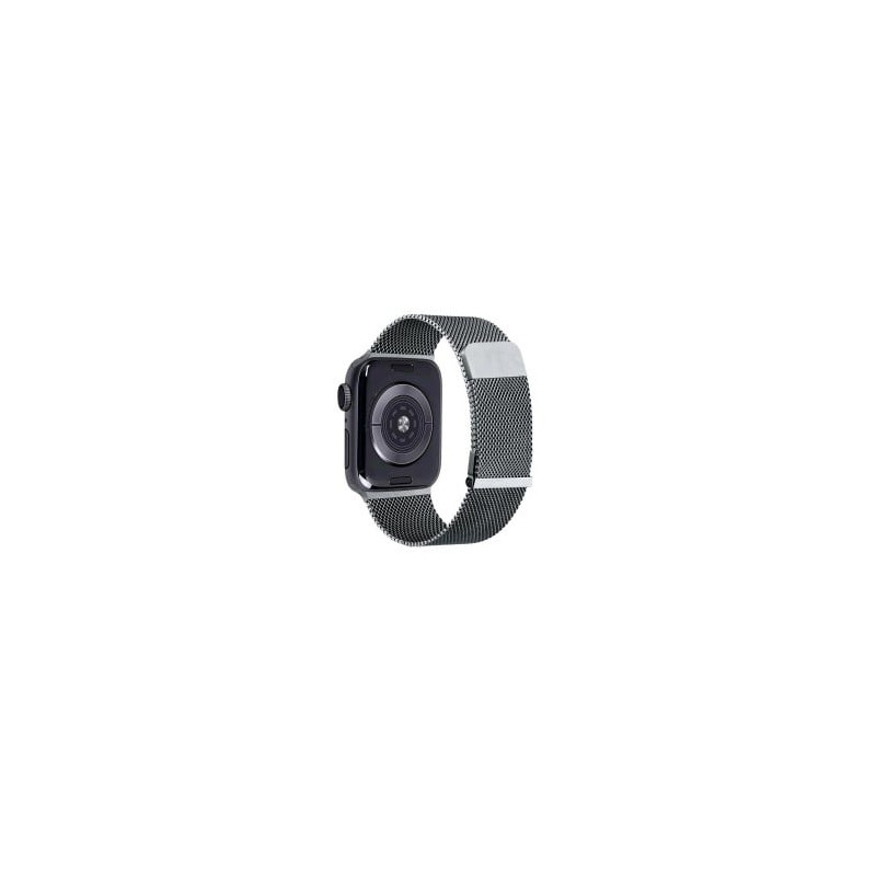Cinturino celly per apple watch 42/44/45mm argento scuro [wbandmila44dksv]