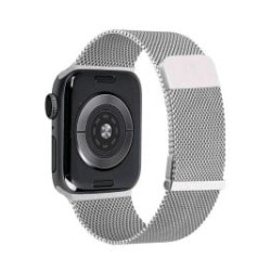 Cinturino celly per apple watch 42/44/45mm argento [wbandmila44sv]