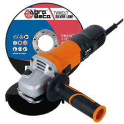 Disco abrasivo fibrato abrabeta fe/in 115x1.0 + smer. 115kit [ab000300300]