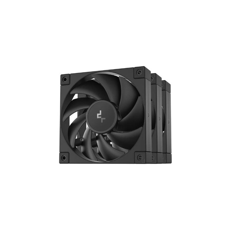 Set ventole 120x120 deepcool per case 120mm nero 3pz [r-fd12-bknpn3-g]