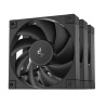 Set ventole 120x120 deepcool per case 120mm nero 3pz [r-fd12-bknpn3-g]