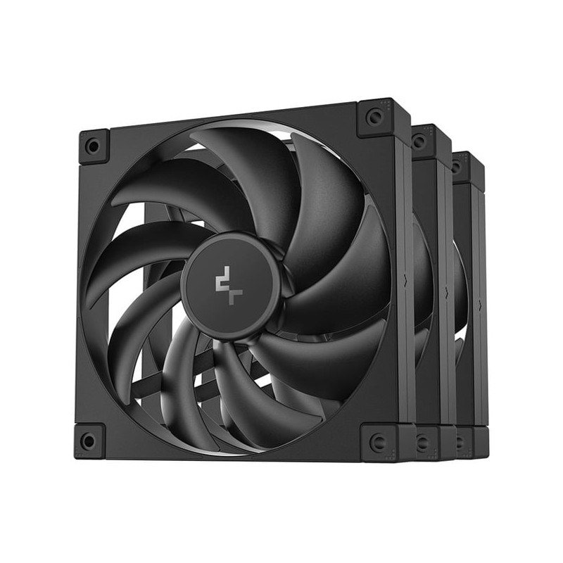Set ventole 140x140 deepcool per case 140mm nero 3pz [r-fd14-bknpn3-g]