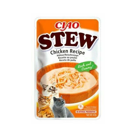 Mangime hama ciao spezzatino di pollo per gatti 40g