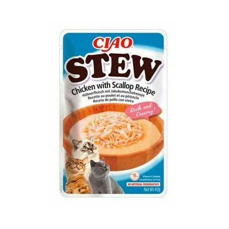 Mangime inaba ciao spezzatino di pollo con capesante ricetta per