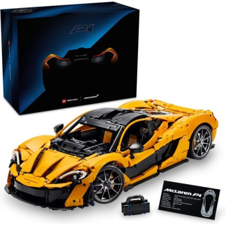 Lego technic hypercar mclaren p1 giallo/nero 3893z [42172]