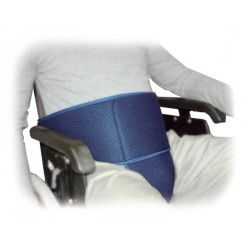 Cintura stabilizzatrice aston secuback iii per sedia a rotelle blu