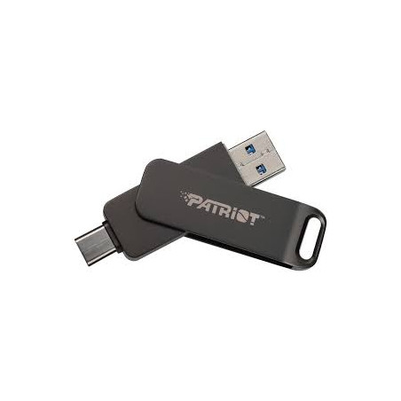 Pen drive 128gb patriot rage r550 dual usb 3.2 nero [pe128gr550dsad]