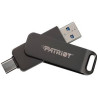 Pen drive 128gb patriot rage r550 dual usb 3.2 nero [pe128gr550dsad]