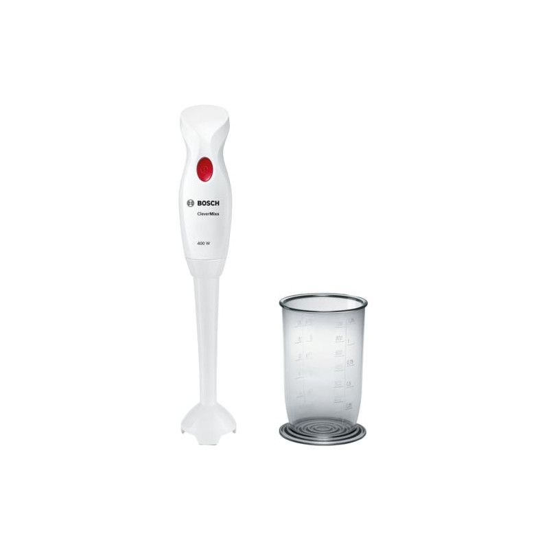 Mixer ad immersione bosch blender consiglia msm1410 400w bianco [hkbosbrmsm14100]