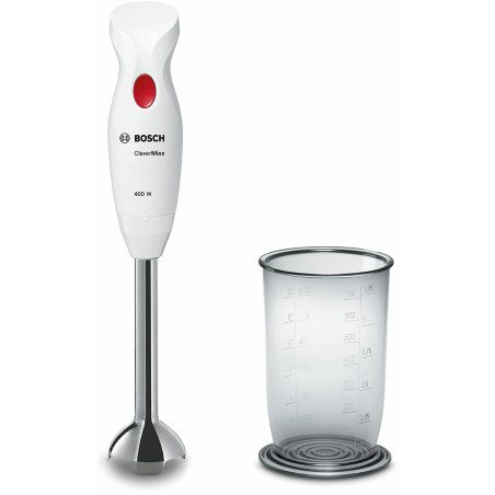 Mixer ad immersione bosch blender consiglia msm2410 400w bianco [hkbosbrmsm24100]