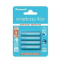 Batteria panasonic eneloop lite bk-4lcce/4be 550mah blu 4pz [azhamub30214427]