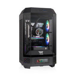Case thermaltake the tower 250 (nero, tempered glass) [ca-1z9-00s1wn-00]