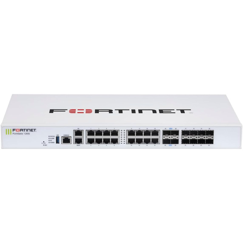 Firewall fortinet hardware fortigate-120g 16 porte rj-45