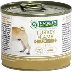 Cibo per cani nature's protection adult light turkey and lamb